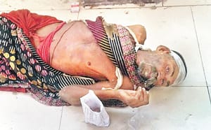 Sad Sadhu thrown out of SRN Hospital