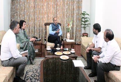 cm jairam thakur held a high level meeting with Asian Development Bank team
