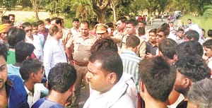 accident near ajrauli village