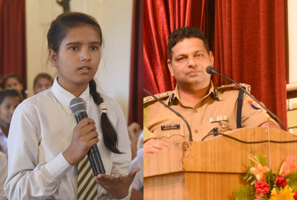  ssp deepak kumar in police ki pathshala in lucknow.