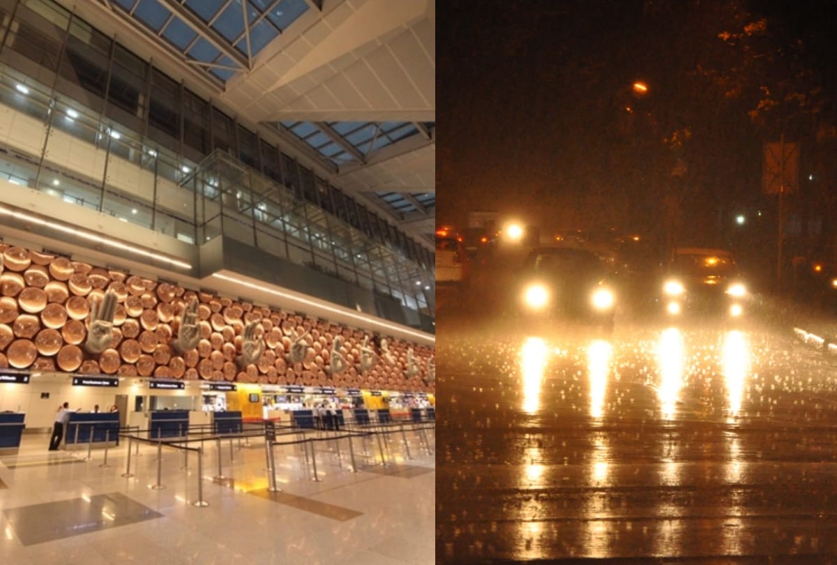 due to bad weather routes of 15 flights changed in delhi