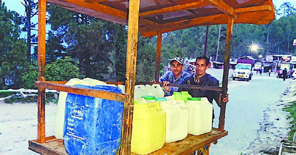sanjay carrying out water for people