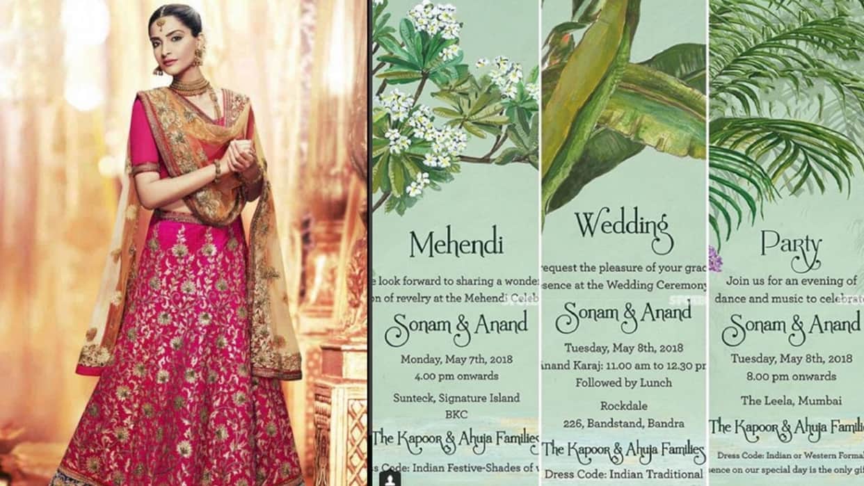 Bollywood Celebrities And Their Wedding Cards
