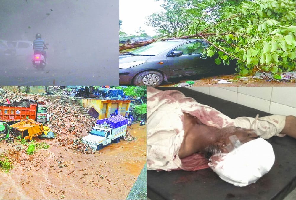 Two people killed during storm and heavy rain in uttarakhand photos