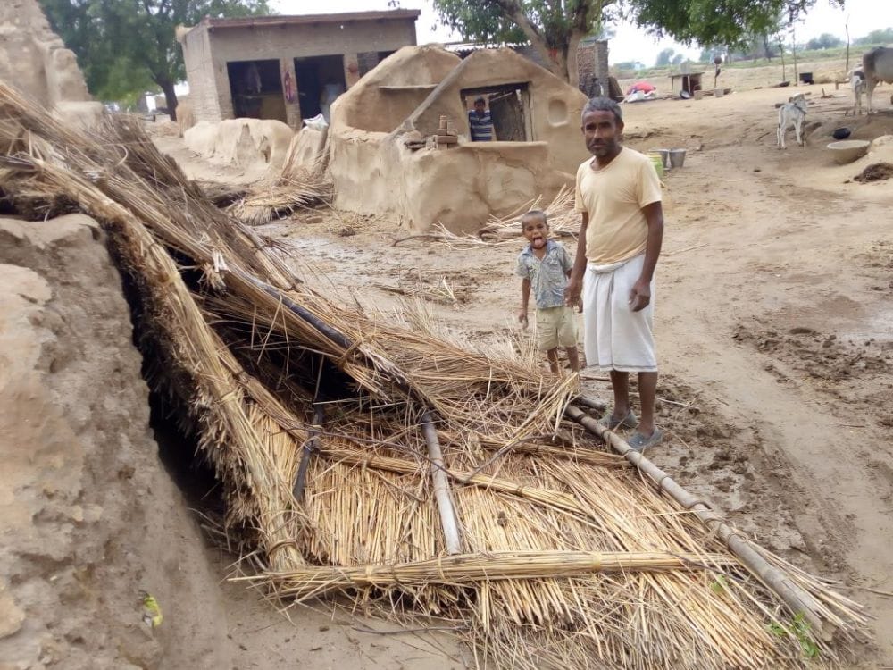 agra thirty six people died due to storm  