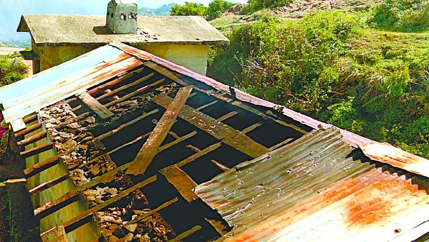heavy wind, rain causes distruction