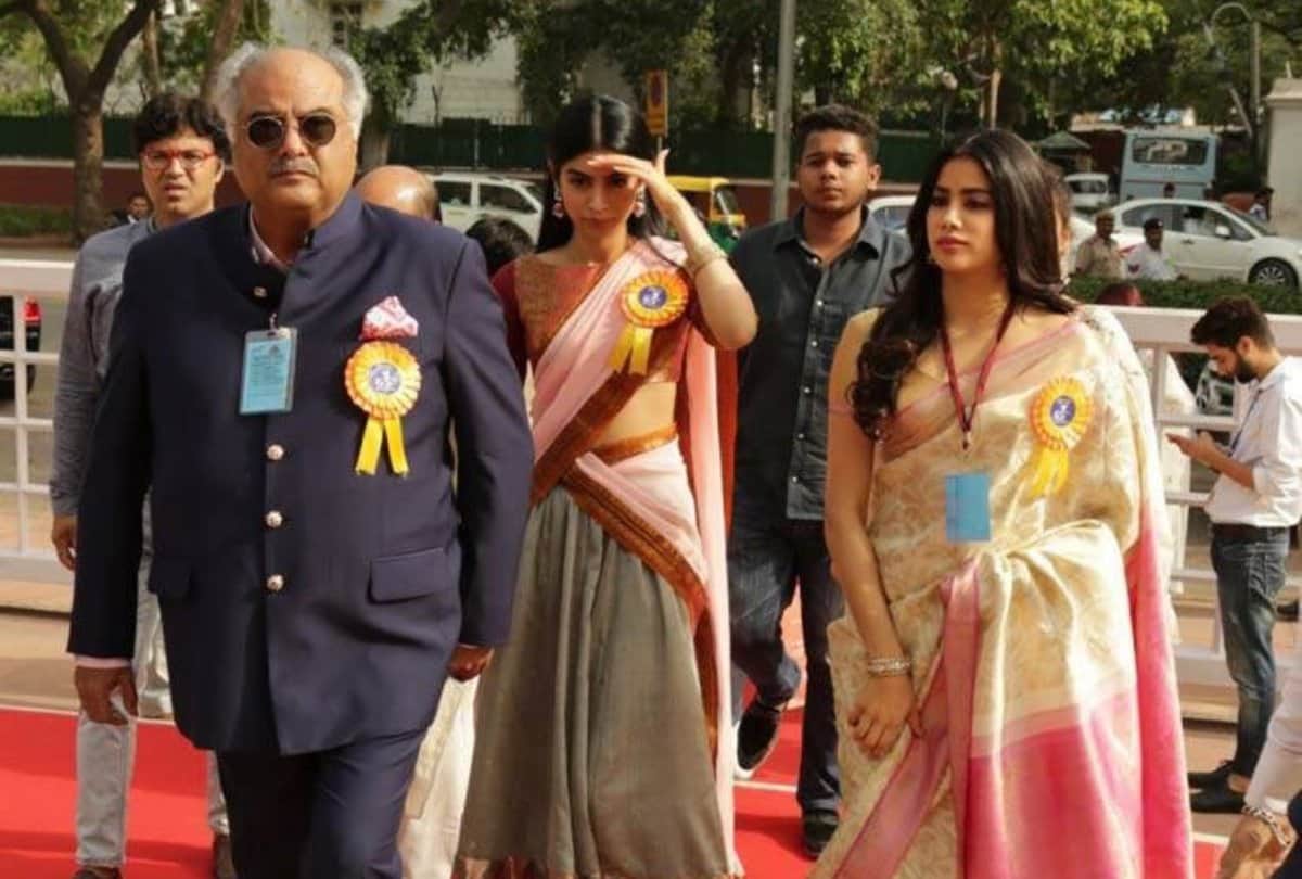 janhvi kapoor wore her mother sridevi saree at national film award function
