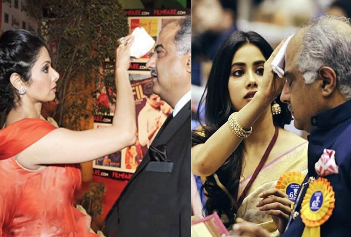 janhvi kapoor wore her mother sridevi saree at national film award function