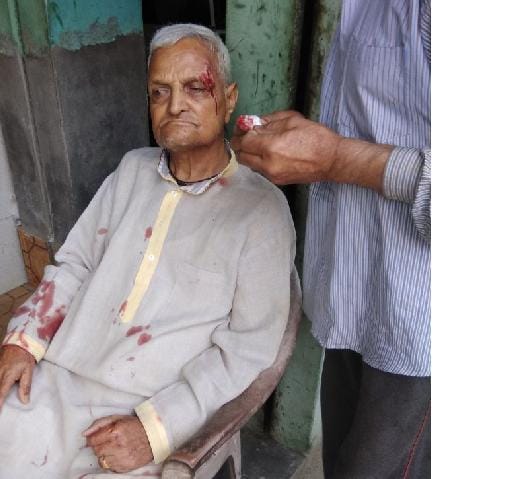 गागल में लावारिस बैल ने दो को किया घायल