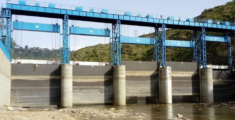 The closure of the Kosi Barrage Gate