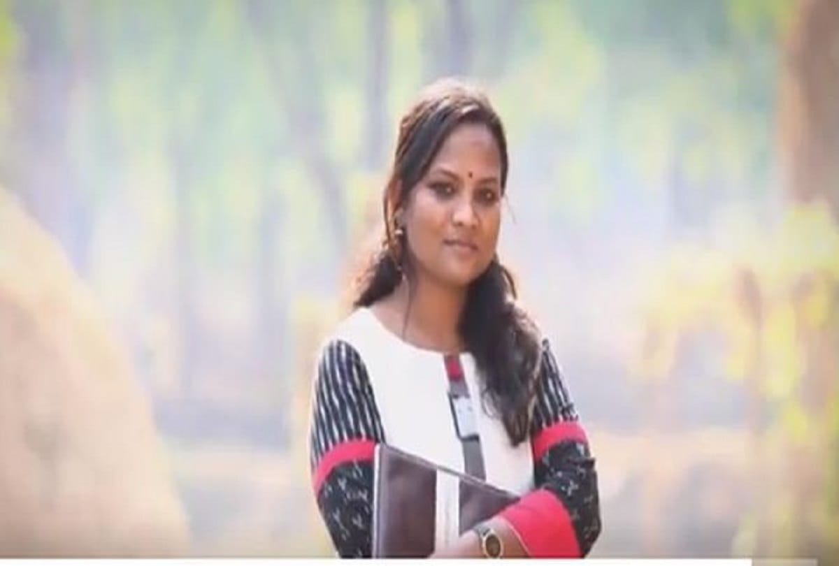 monica  ijaradar- working for  swacha bharat abhiyan in Raigarh