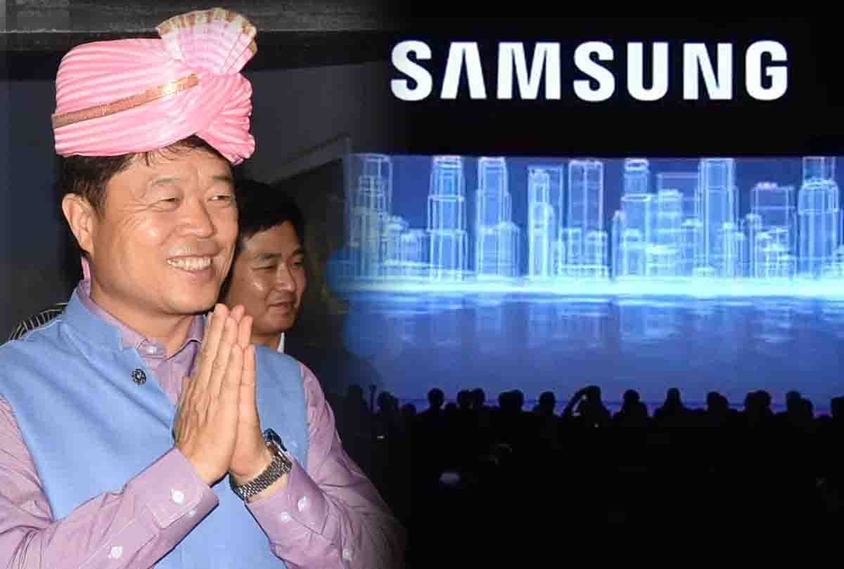 SAMSUNG CEO HC HONG IN KANPUR