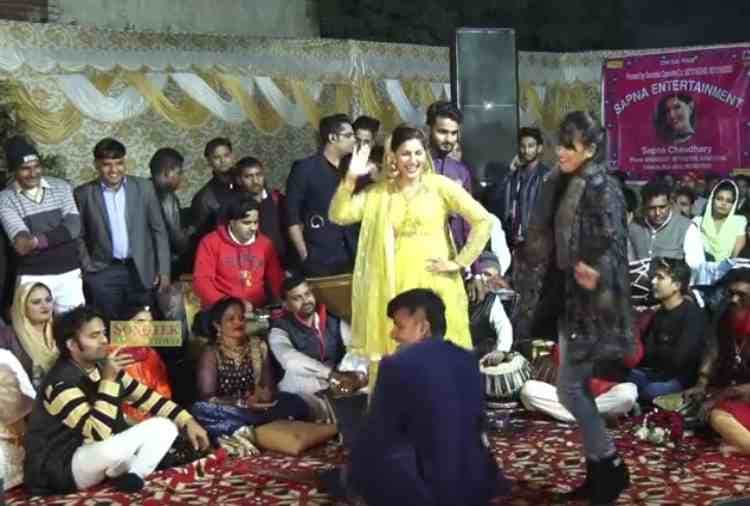 chandigarh, sapna choudhary dance, sapna chaudhary dance with disable boy