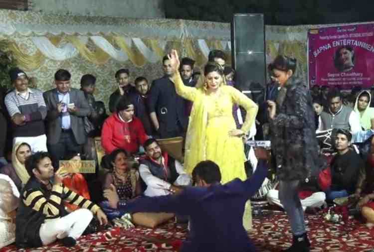 chandigarh, sapna choudhary dance, sapna chaudhary dance with disable boy