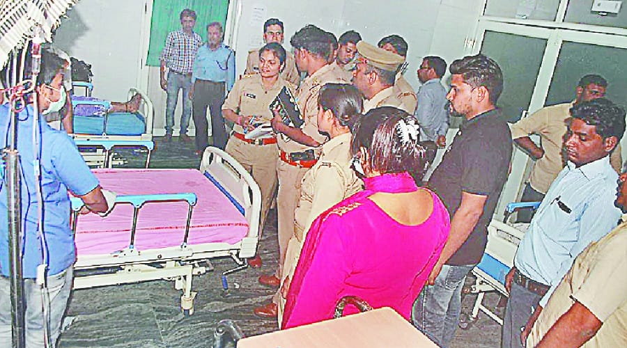 A young man burnt his wife and daughter and mother in law