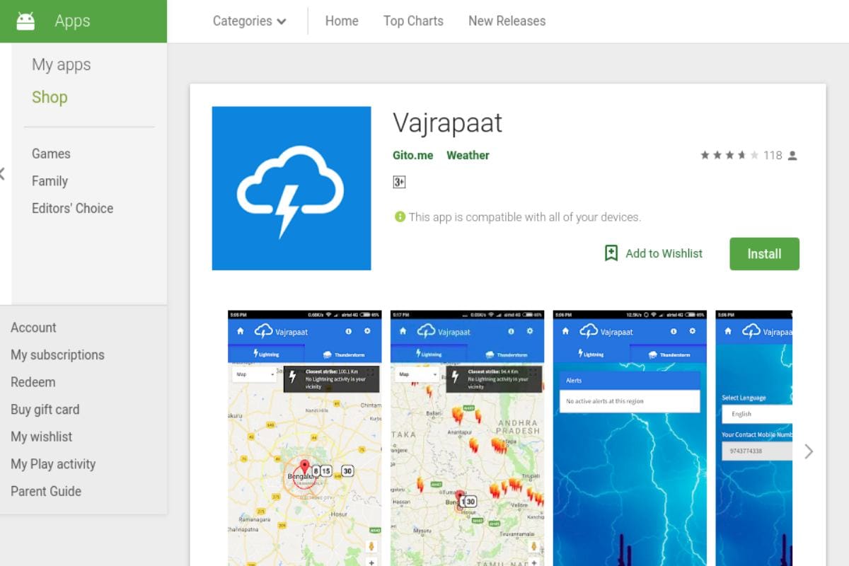 Vajrapaat lightning alert app save thousands of life in Andhra Pradesh