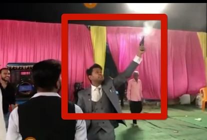 KANPUR NEWS HARSH FIRING INSPECTOR SON PISTOL RIFLE FIRE CRIME CASE