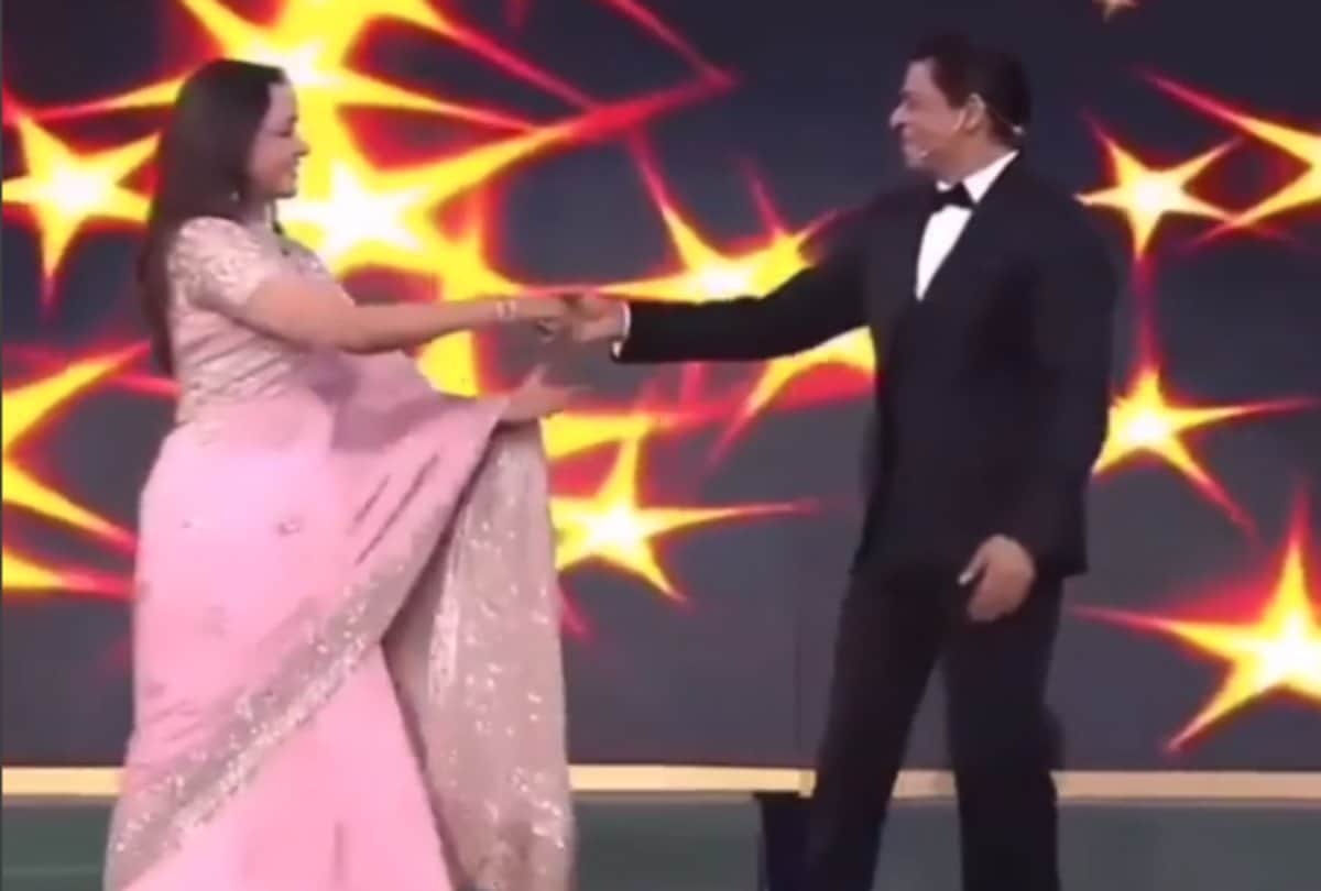 shahrukh khan and hema malini old video viral