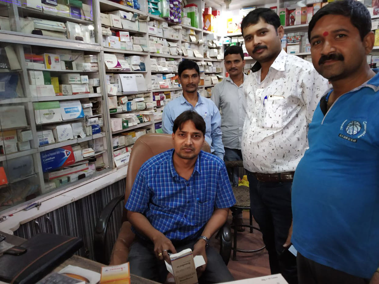 Medical inspector examined medical stores