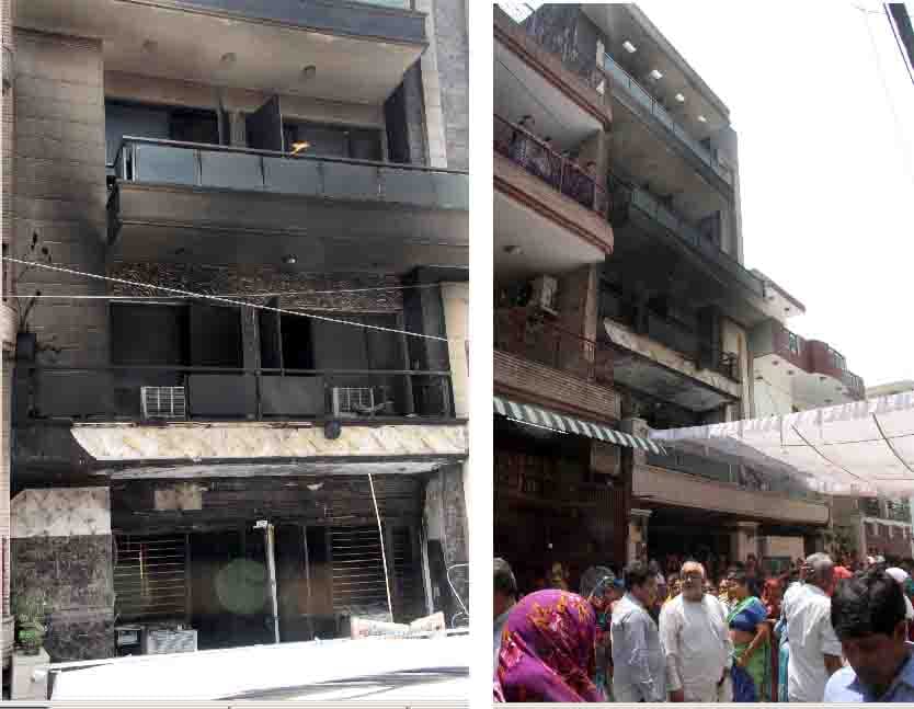 Adarsh Nagar fire incident: When dead bodies of victim children brought, everyone's eyes became damp