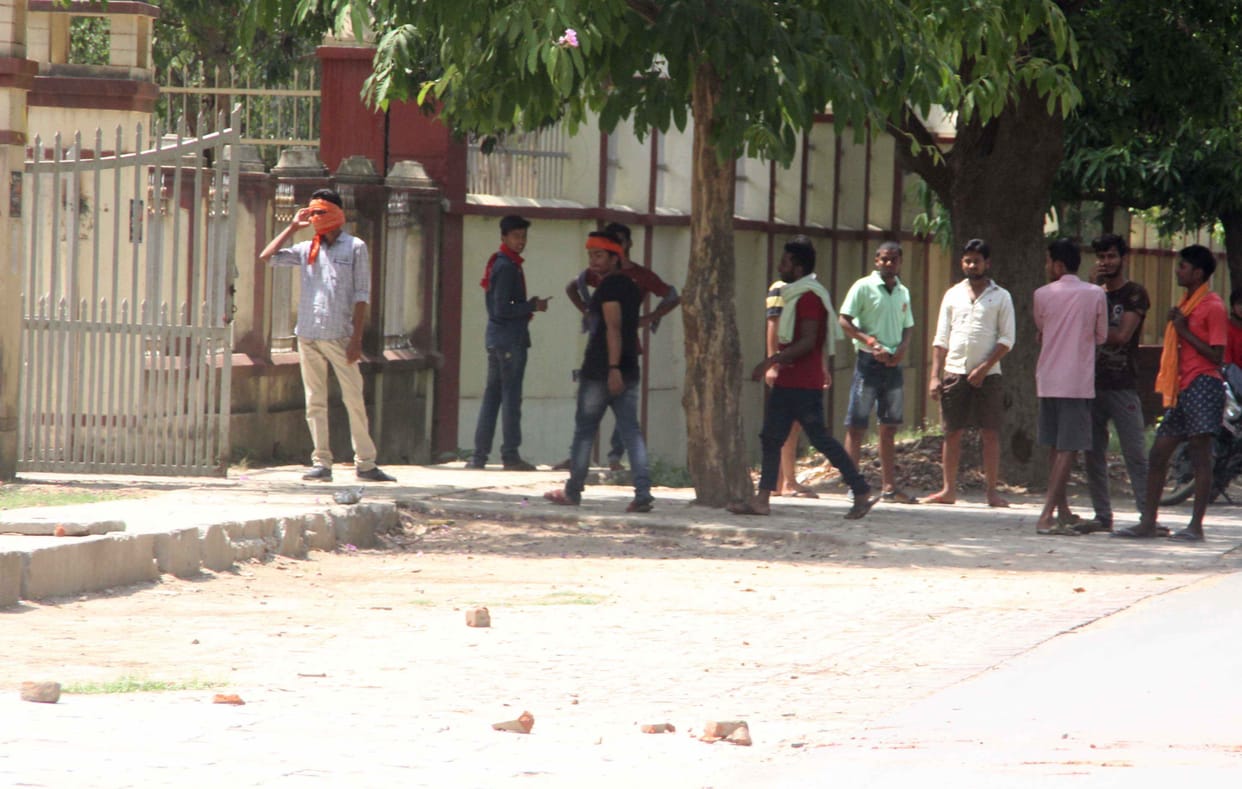 Once again outrage and chaos In BHU campus