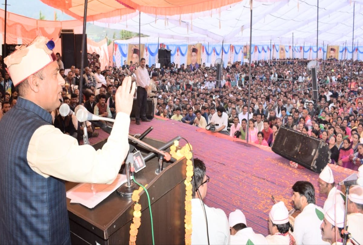 cm jairam thakur said former govt is responsible for unauthorised construction