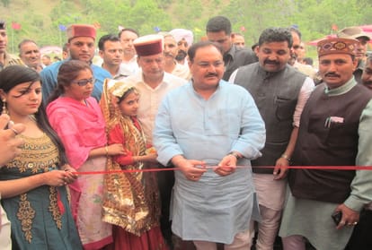 health minister jp nadda on nurpuir visit in kangra