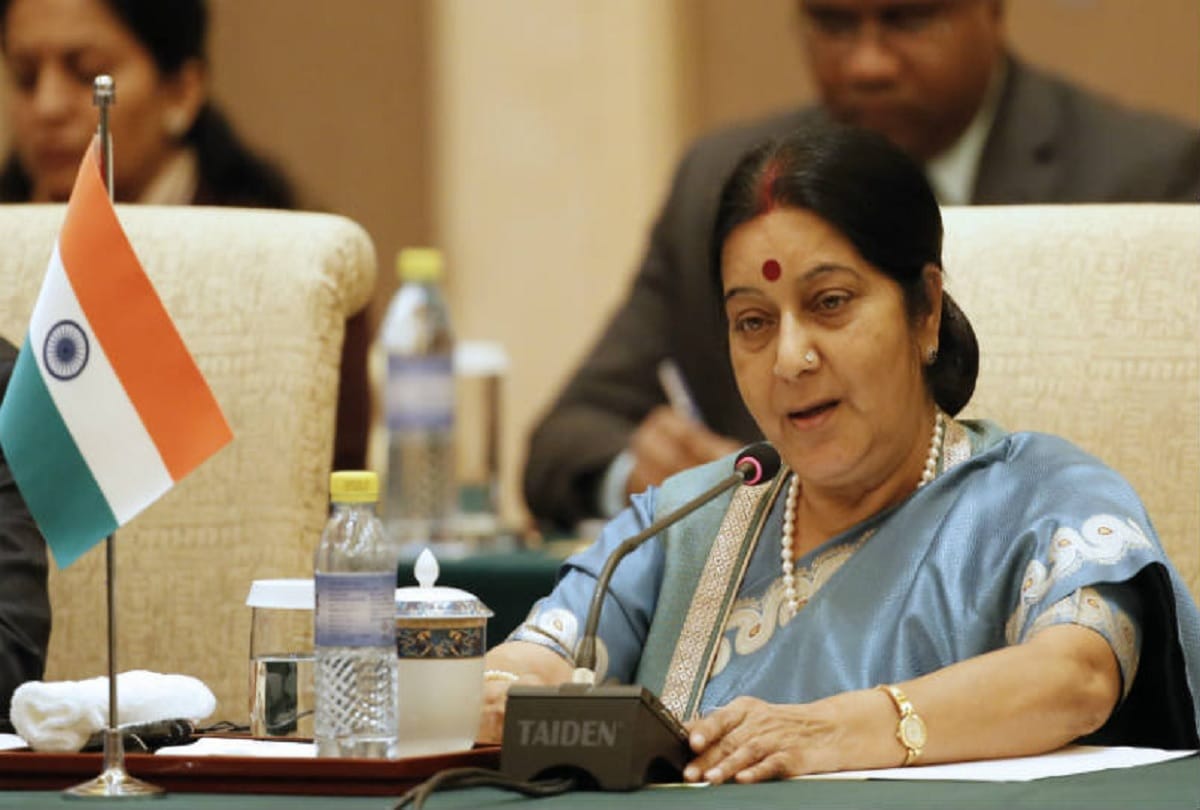 H1B visa issue to be taken in two plus two dialouge with us says sushma swaraj