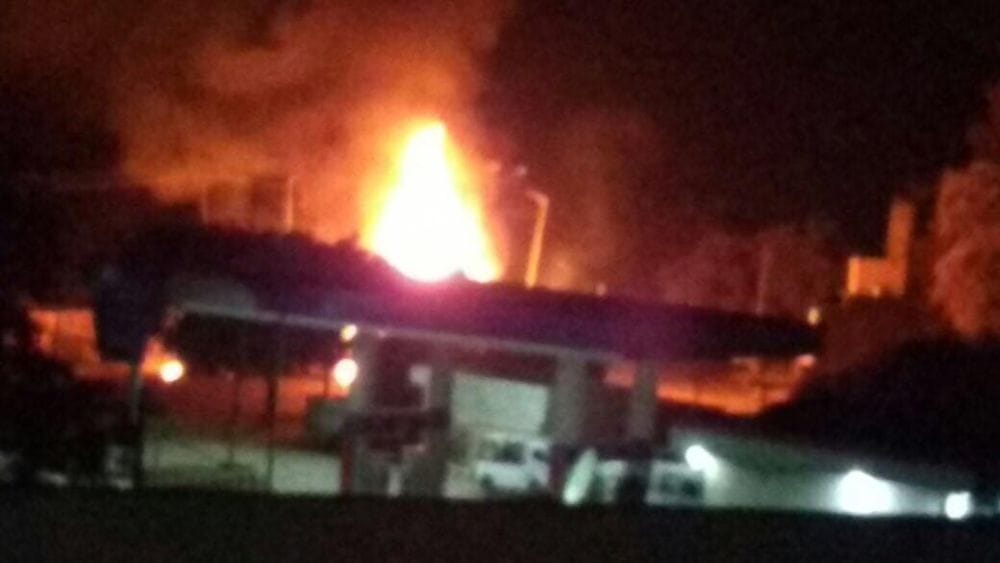 driver burnt alive in truck oil tanker collision