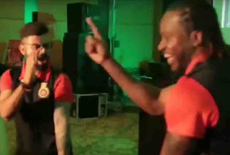 chandigarh, virat kohli dance on sapna choudhary song, chris gayle dance