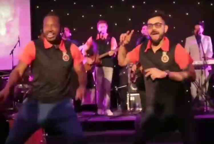 chandigarh, virat kohli dance on sapna choudhary song, chris gayle dance