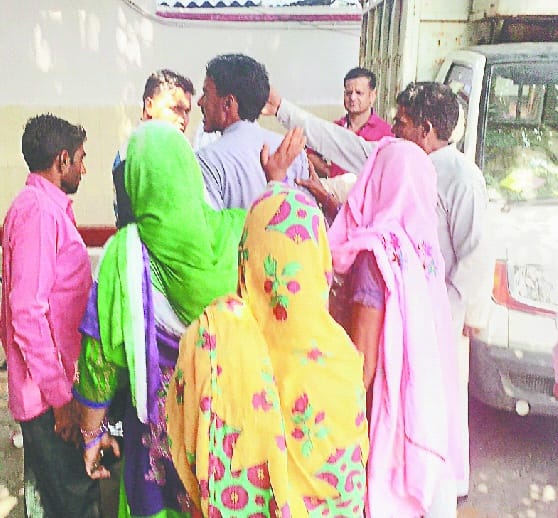 Commotion in women's police station