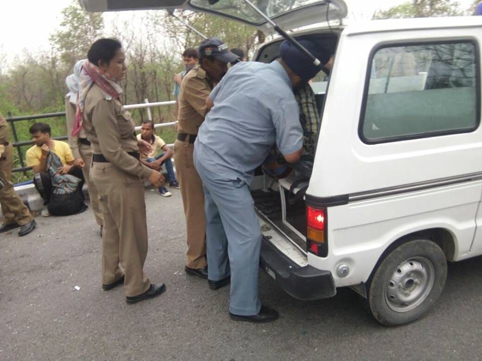 Tourist bus and truck accident in dehradun near airport scary photos