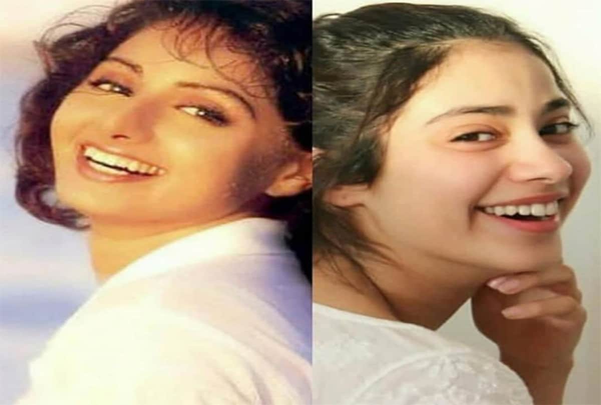 Dhadak actress jhanvi kapoor's five adorable picture resembles like mom sridevi
