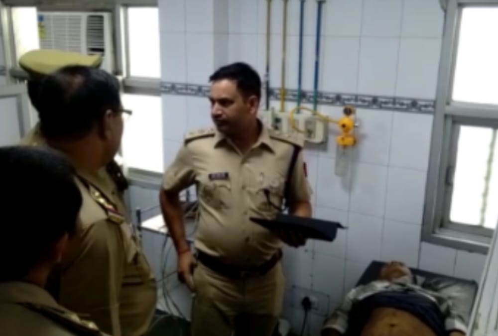 A man died after get shot in gomati nagar in lucknow.