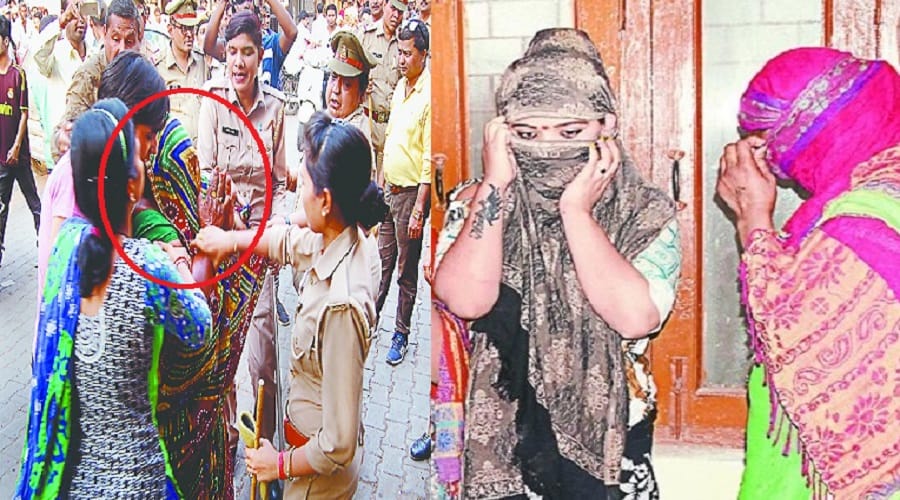Raid in the Red Light Area at meerut, 10 girls caught