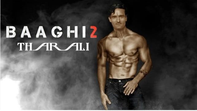 Bjp candidate baaghi 2 poster viral on social media tharali by election