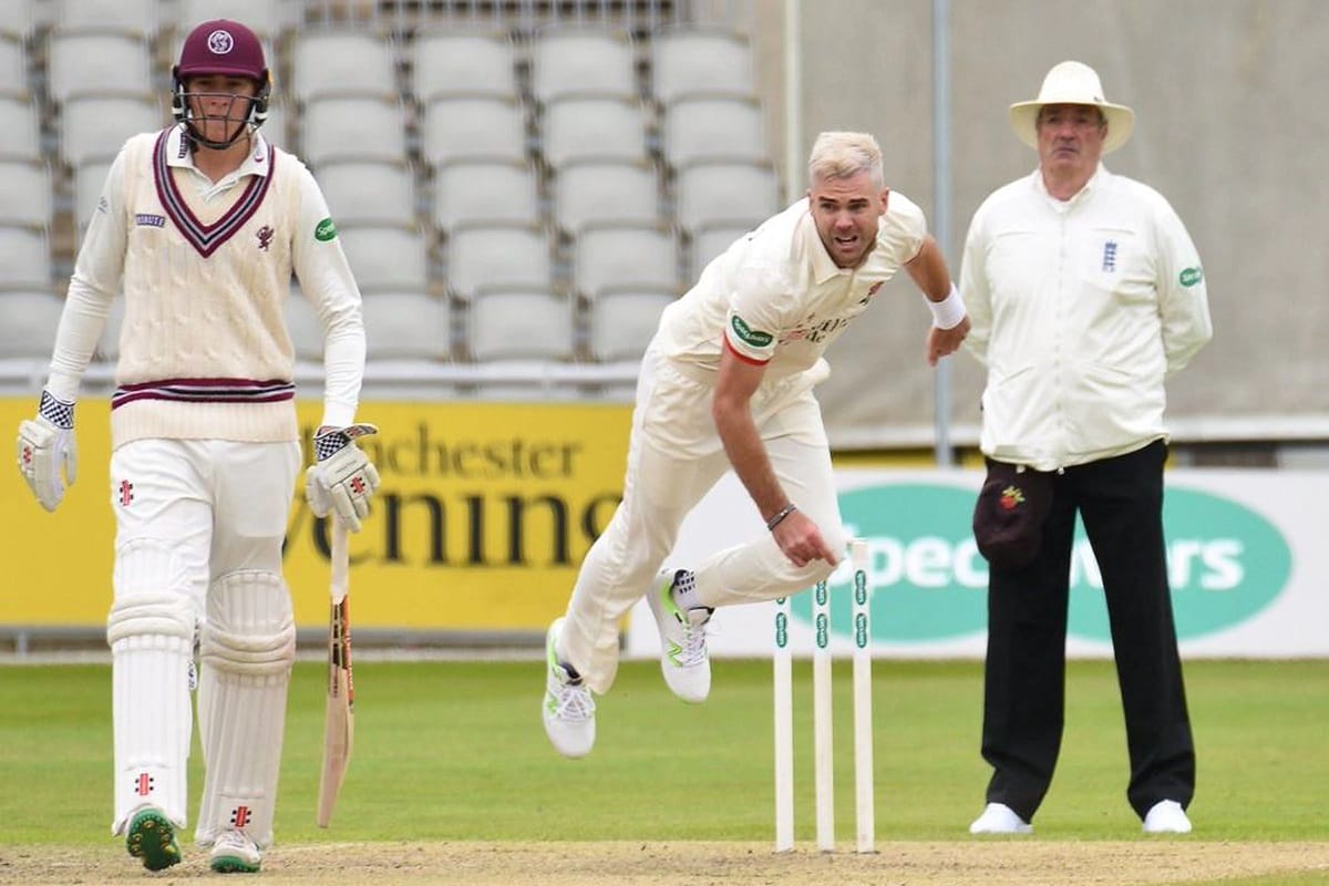 James Anderson gets help from daughters to stay fit away from cricket