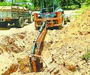 Illegal excavation of soil