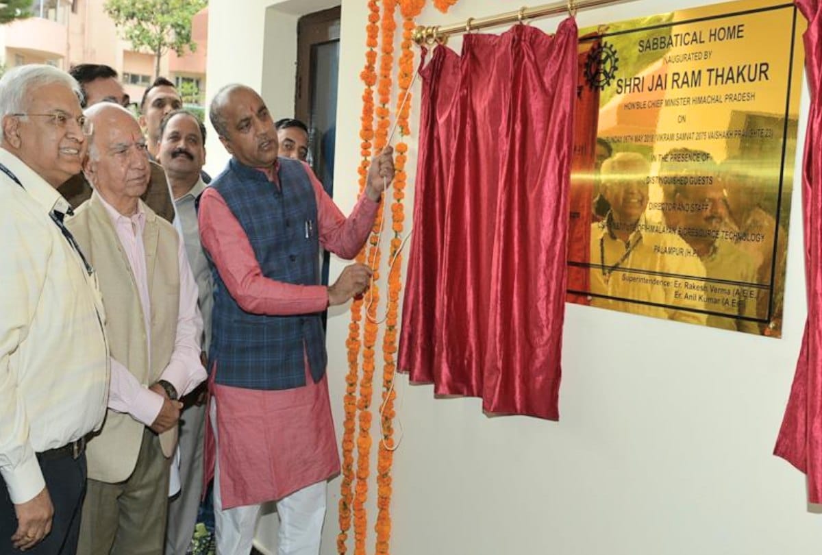cm jairam thakur on visit to csir ihbt palampur