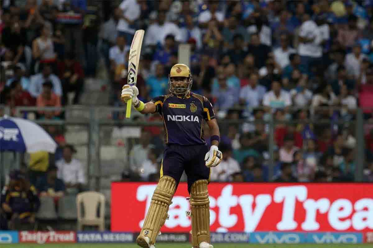 robin uthappa becomes fifth indian player to complete 4000 runs in ipl