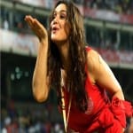 IPL 2018: Preity Zinta distributes gifts to fans during match of Kings Eleven Punjab at Indore