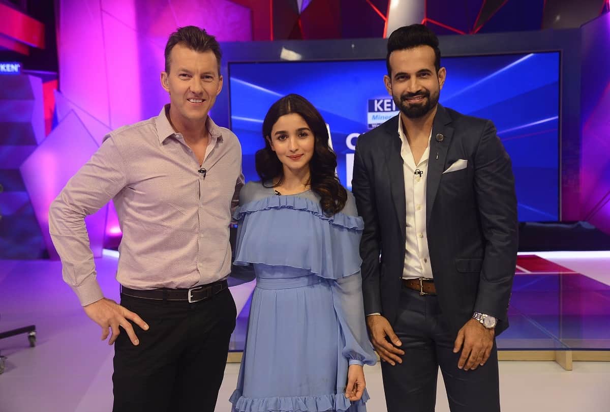 alia bhatt impress with kkr bowler shivam mavi