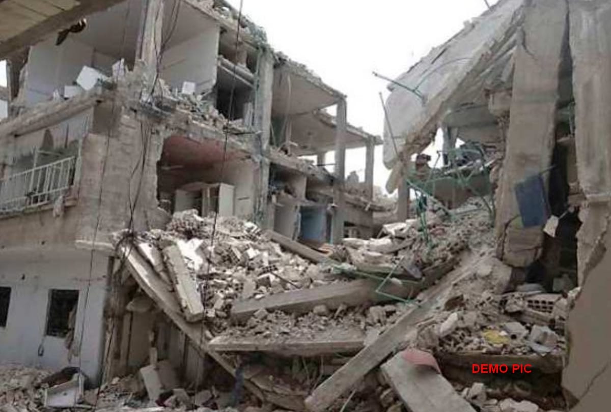 an under construction banquet hall collapsed in delhis gujranwala area more than 10 labour may trap