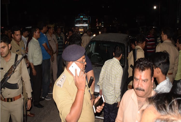 attack on Shastrinagar police in Meerut, see photos