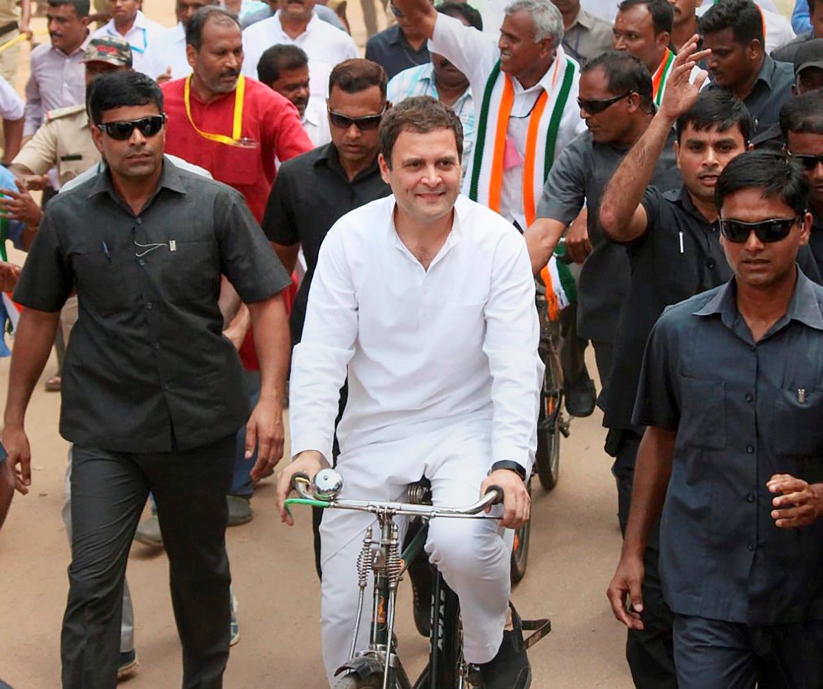  Rahul Gandhi slams bjp over corruption issue ahead of karnataka election