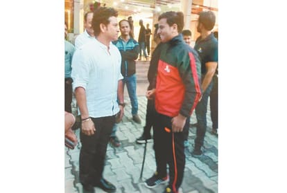 sachin tendulkar fan ajay meets in dharamshala