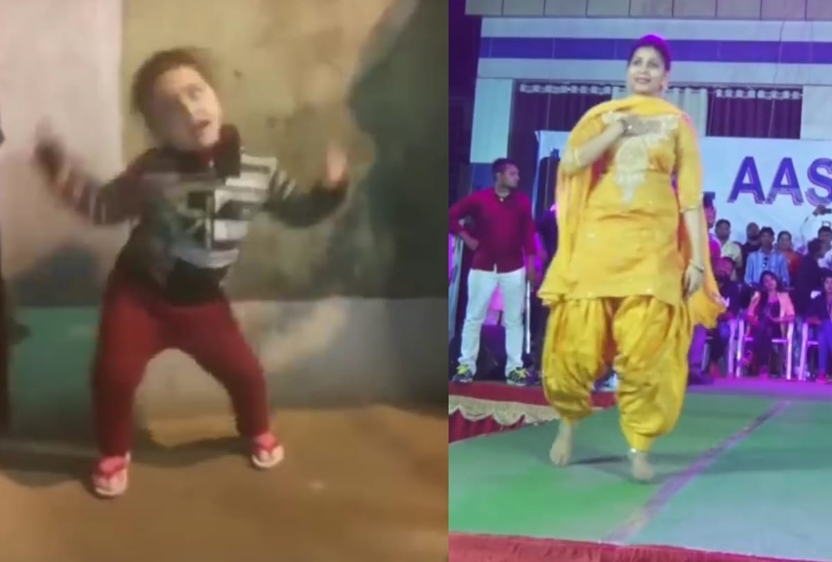 video of a girl dancing on sapna choudhary song getting viral delhi-ncr