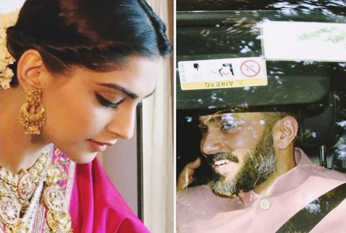 Anand Ahuja reaches Sonam Kapoor house with band baja
