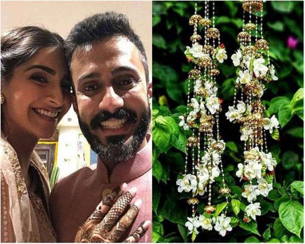 Sonam kapoor unique kaliras photo out see sonam and anand ahuja wedding mehandi sangeet pictures